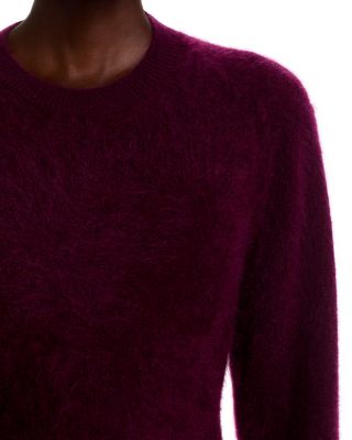 100% Cashmere Brushed Saddle Shoulder Sweater - Exclusive