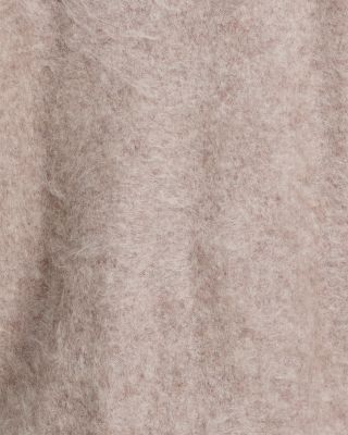 100% Cashmere Brushed Long Sleeve Open Front Cardigan - Exclusive