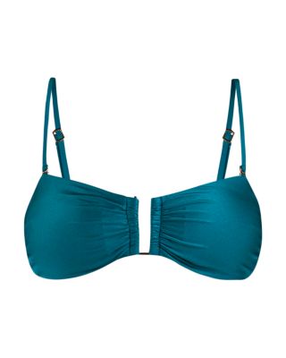 Krysta Shimmer Bandeau Bikini Top