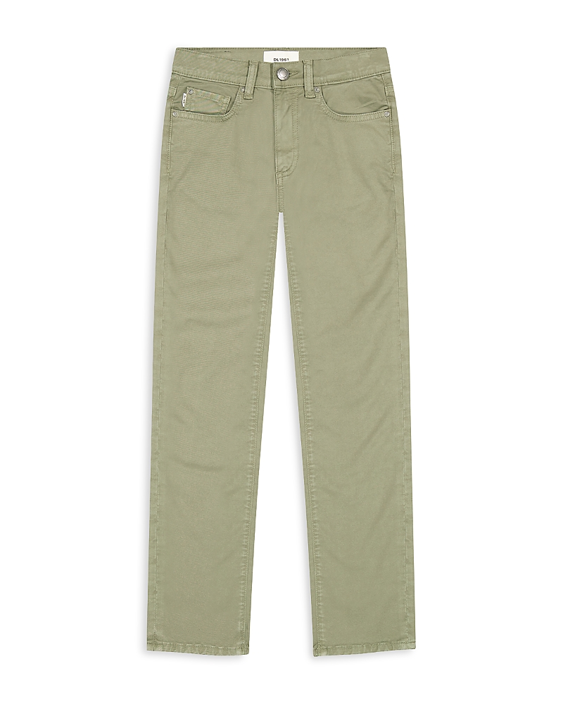 Dl1961 Boys' Brady Slim Straight Jeans In Coastal Plain - Little Kid In Green