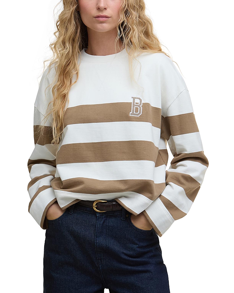 Barbour Faye Stripe Sweatshirt In Multi