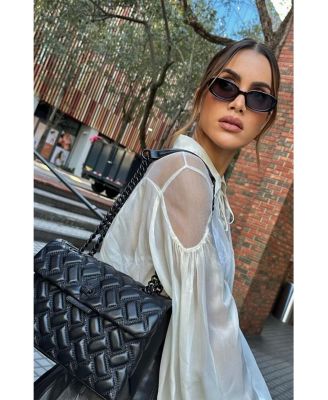 Kensington Drench Leather Shoulder Bag