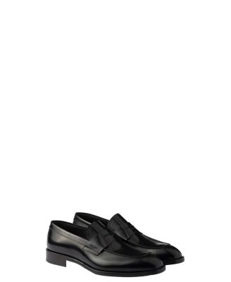  Men's Brushed Leather Loafers