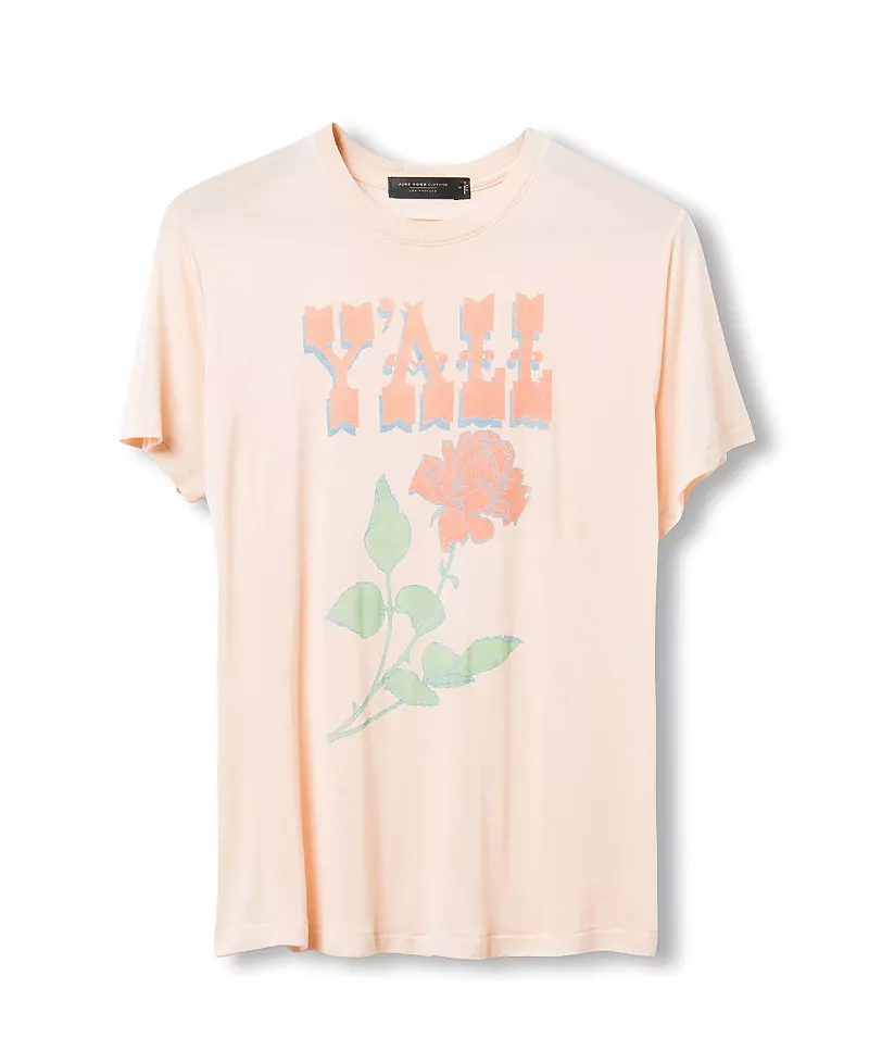 Junk Food Clothing Women's Yall Vintage Tissue Tee