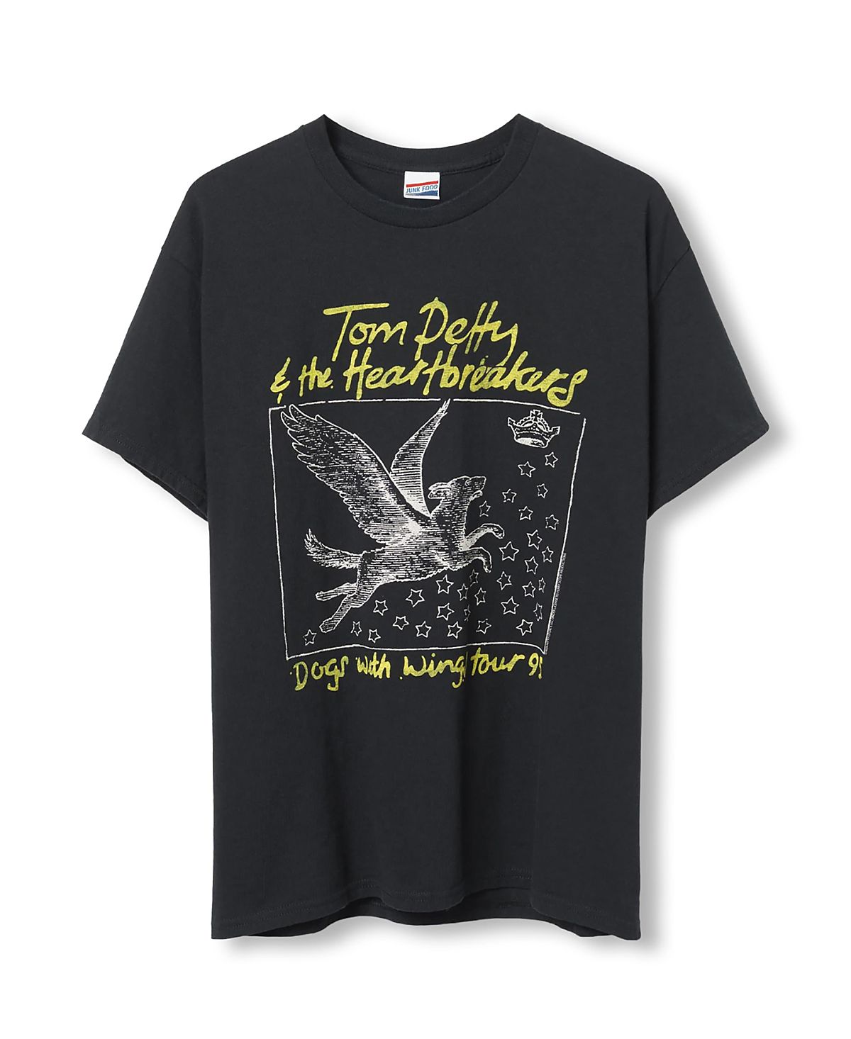 Junk Food Clothing Unisex Tom Petty Dogs With Wings Tour '95 Flea Market Tee