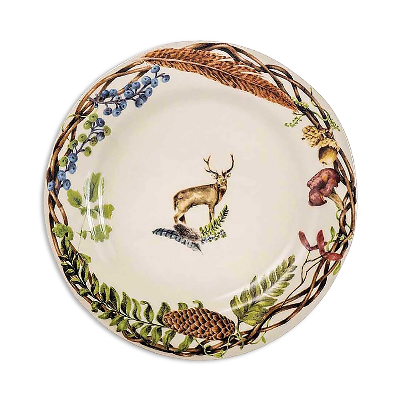 Juliska Forest Walk Stag Dessert/salad Plate In Brown