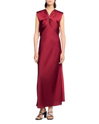 V Neck Maxi Dress