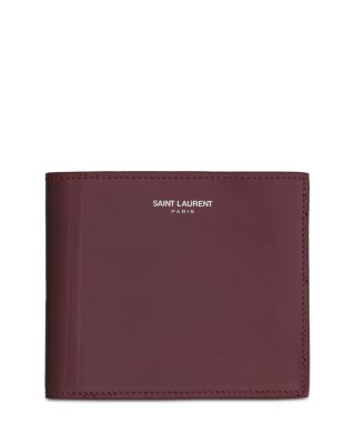 SAINT LAURENT - Leather Bi-fold Wallet