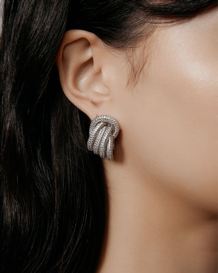 Margaux Pavé Cubic Zirconia Earrings