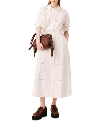 Embroidered Midi Skirt - Exclusive