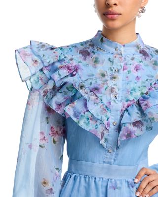 Floral Print Mini Dress - Exclusive