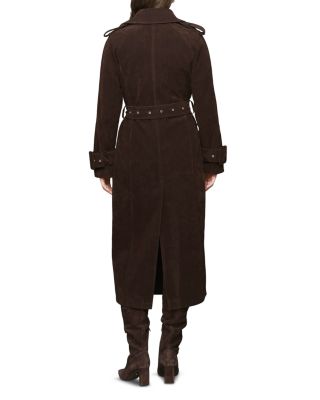 Faux Suede Utility Trench