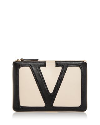 Men's VLogo Leather Pouch