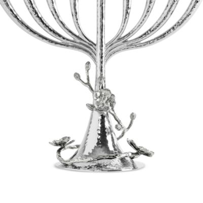 White Orchid Menorah