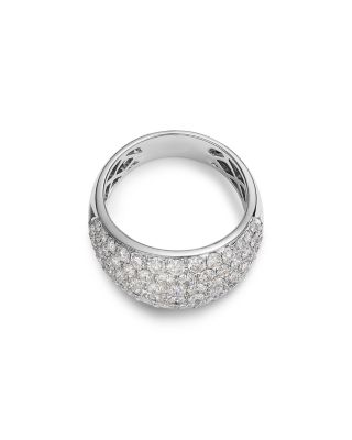 Diamond Band Ring in 14K White Gold, 2.35 tcw