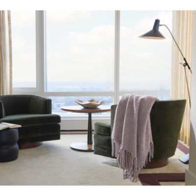 Poncho Suri Alpaca Boucl&amp;eacute; Throw