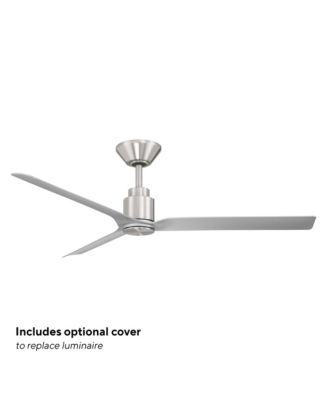 Fans Smooth 52 in Selectable 2700-3000-4000-5000K LED Indoor or Outdoor Smart Home Ceiling Fan