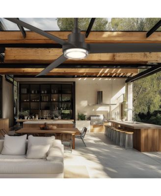 Fans Bolo 56 in Selectable 2700-3000-4000-5000K LED Indoor or Outdoor Smart Home Ceiling Fan