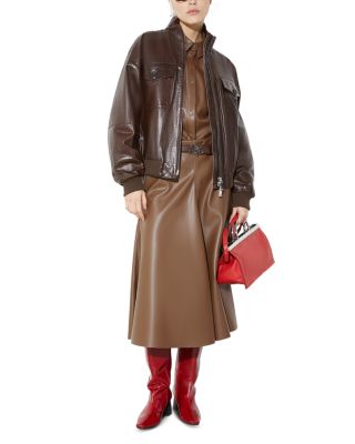 Coated Jersey Shirt Jacket