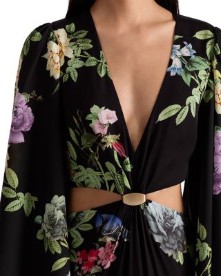 Georgiana Deep V Neck Dress