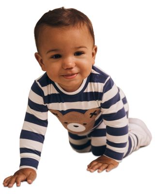 Boys' Striped Huxbear Romper - Baby