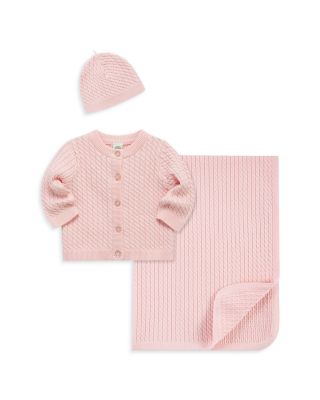 Cable Sweater, Hat & Blanket Gift Box - Baby