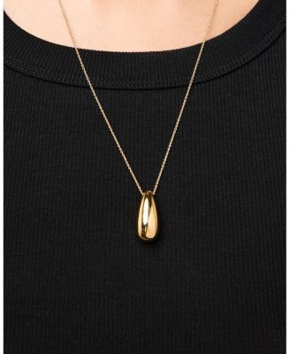 Soren Brass Gold Pendant Necklace