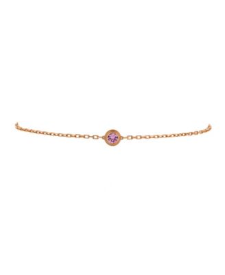 Pre-Owned Cartier - D'Amour Bracelet 18K Rose Gold with Pink Sapphire