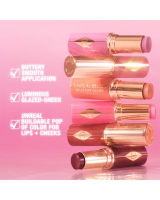 Unreal Lip + Cheek Glow Blush Stick