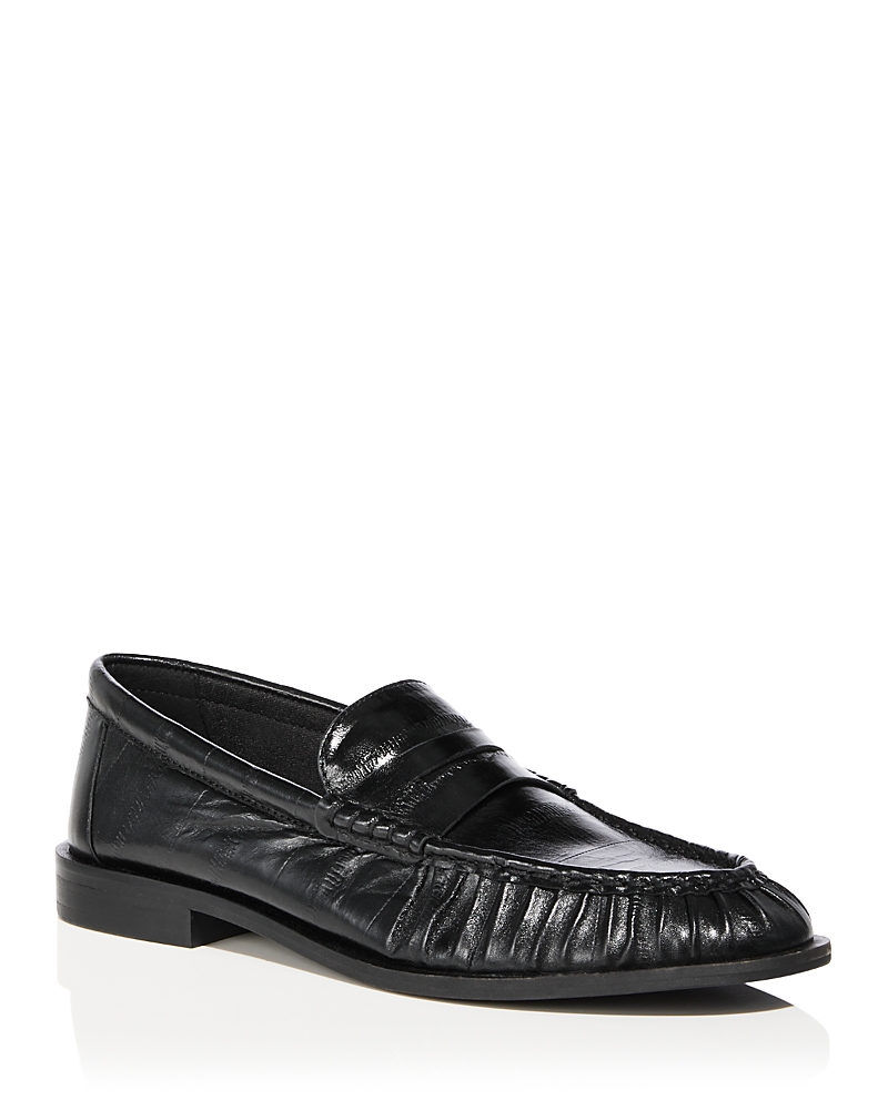 Aqua Women's Hanah Loafer Flats - Exclusive In Black