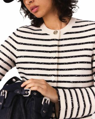 Sequined Wool Cardigan