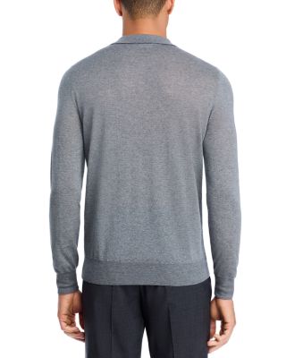 Merino Knit Polo Sweater