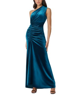 Velvet Amaryllis Dress