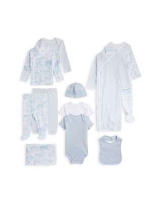 Unisex Toile Cotton 12 Piece Gift Set - Baby