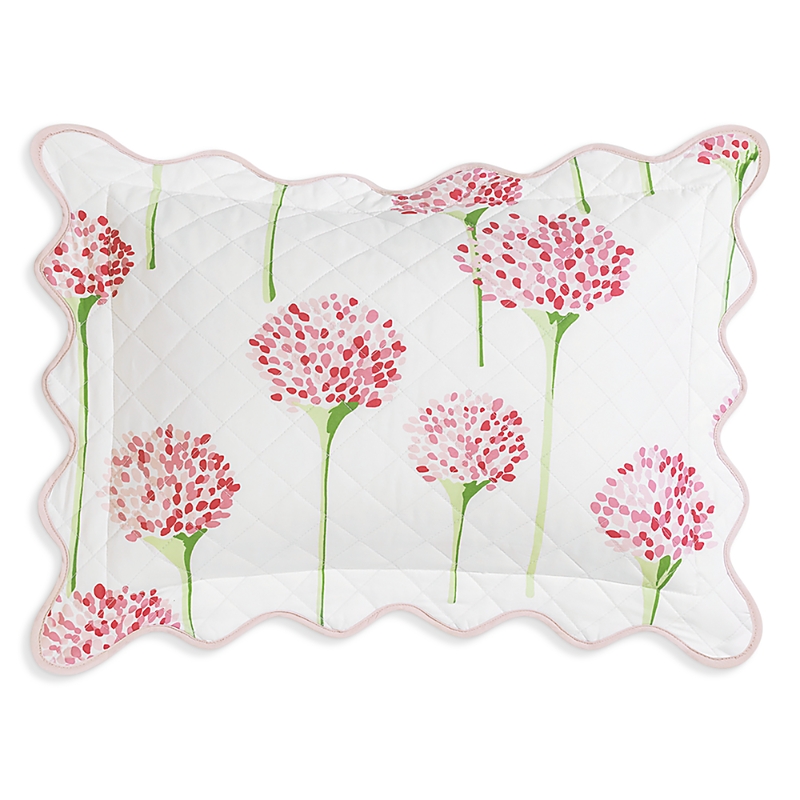 Matouk Charlotte Quilted Boudoir Sham In Pink