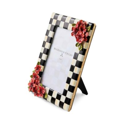 Courtly Check Floral Frame, 4&amp;quot; x 6&amp;quot;