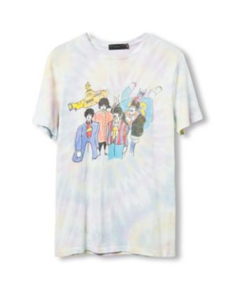 Unisex The Beatles Yellow Sub Tie Dye Vintage Tee