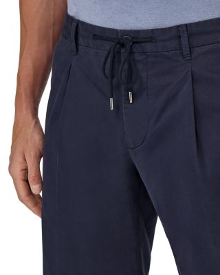 Cotton Stretch Drawstring Bermuda Shorts