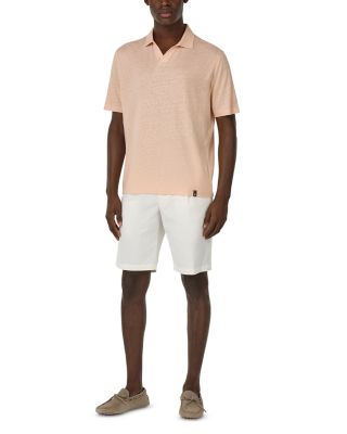 Cotton Stretch Drawstring Bermuda Shorts