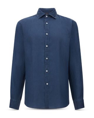 Linen Button Front Shirt