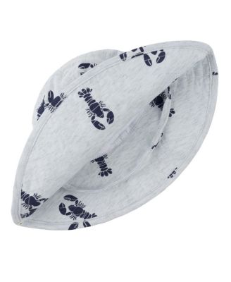 Unisex Lobsters Print Slub Sunhat - Baby