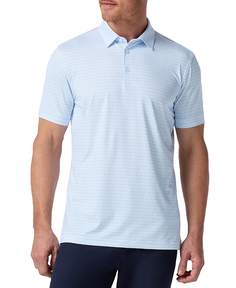 Mizzen+Main Versa Short Sleeve Polo Provence Diamond Sunburst