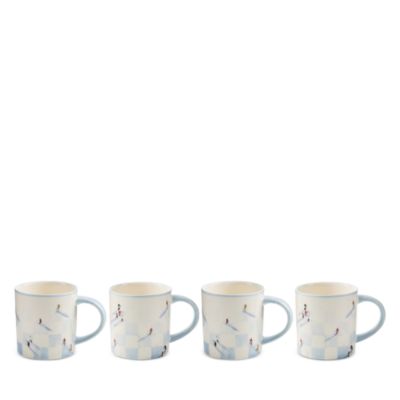 Gray Malin Ski Holiday Mugs, Set of 4 - Exclusive