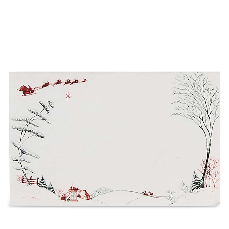 Juliska Country Estate Winter Frolic Place Cards, Evergreen, Set of 12