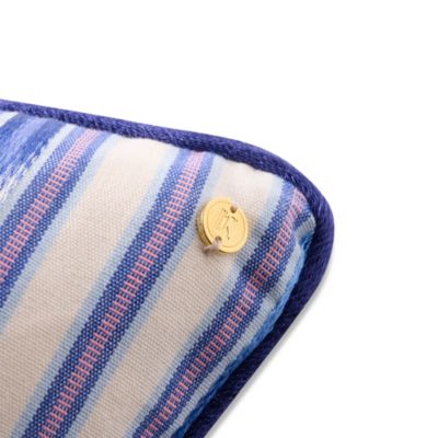Kutnu Marine Ikat Decorative Pillow, 20" x 20"