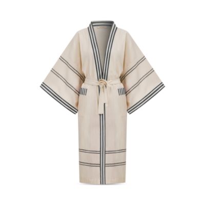 Peshtemal Kimono with Kutnu Trim