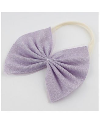 Girls' Sparkle Gathered Bow Headband - Baby