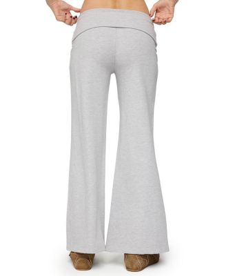 Petite Wide Leg Fold Over Pants