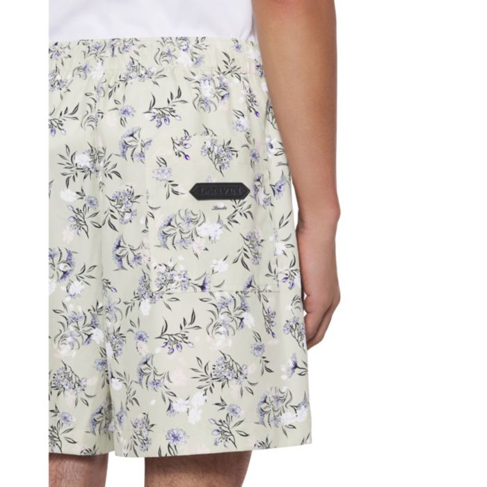 Printed Cotton Shorts