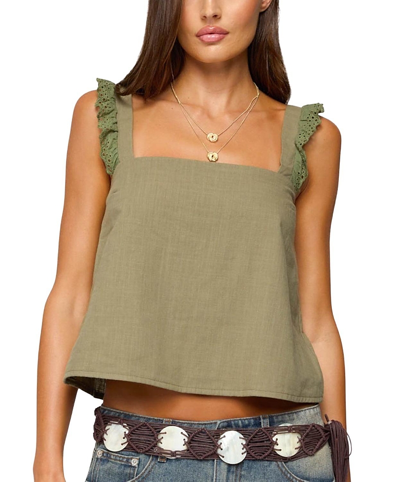 Edikted Viviana Linen Look Top